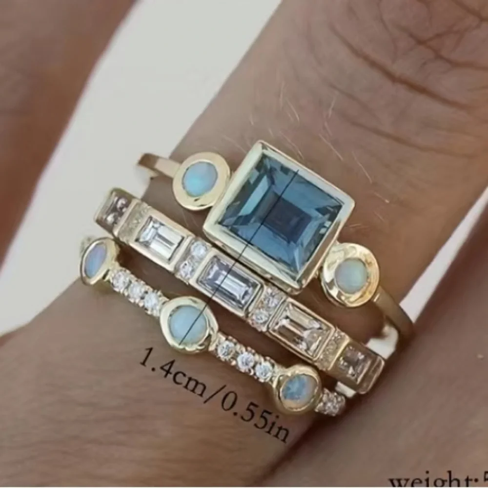 Anthropologie blue topaz